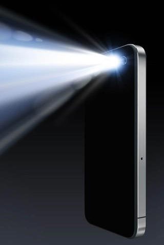 use iPhone SE as flashlight