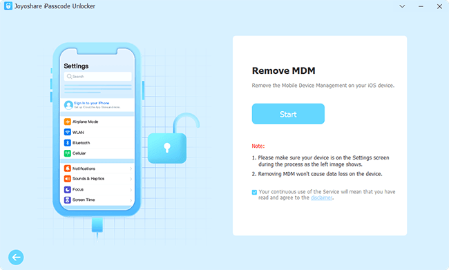 Remove MDM